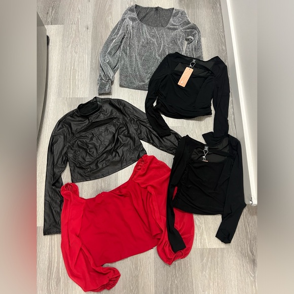 5 Brand New Crop Tops/Tops - Picture 1 of 5